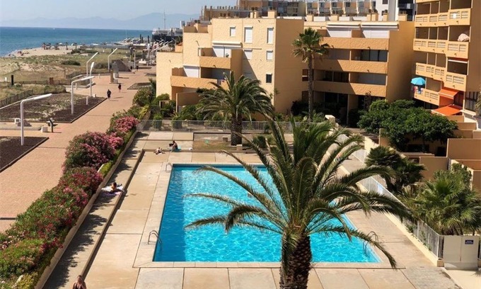 Le Barcares Apartment | Grand T3 à 100m des commerces, plage et piscine, 6 couchages, parking facile - FR-1-81-507