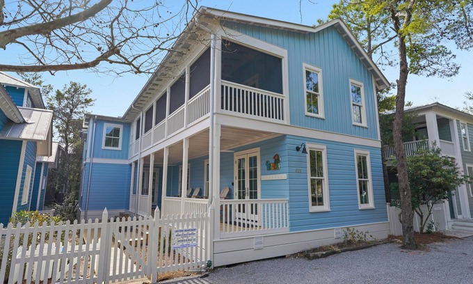 Seaside House | Great Outdoor Spaces And Short Walk To Seaside, FL Beach + 2 Adult Bikes!