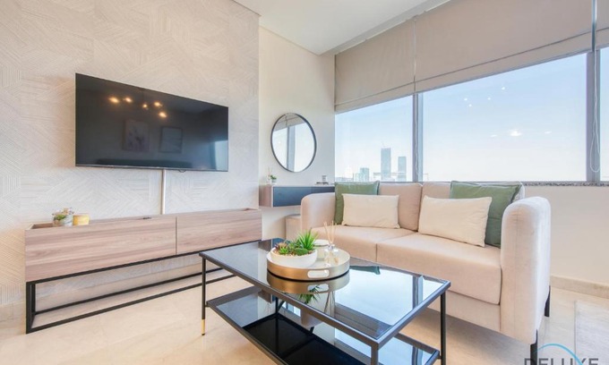 Bur Dubai Apartment | Great Value Stylish Studio with Pool & Stunning Views by Deluxe Holiday Homes