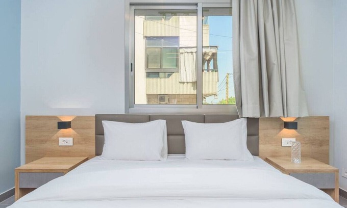 Duhur ash Shuwayr Apartment | Grey 101 2-Bedroom Apartment W/Terrace in Awkar