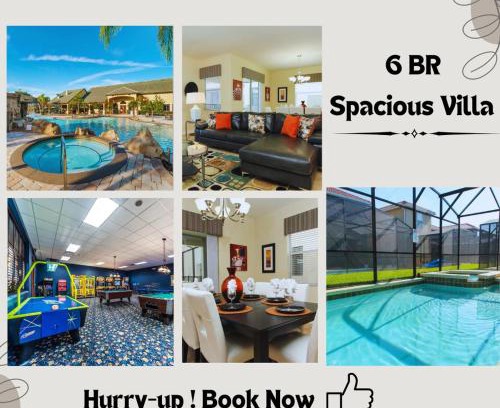 West Kissimmee Villa | GRH9252 - Paradise Palms Resort - 6 Bed 5 Baths Villa