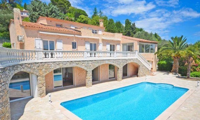 Vallauris Apartment | Ground floor apartment of Villa panoramic view Golf-Juan Cannes