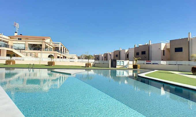 Orihuela Costa Apartment | Ground floor, communal pool, free wifi, free parking