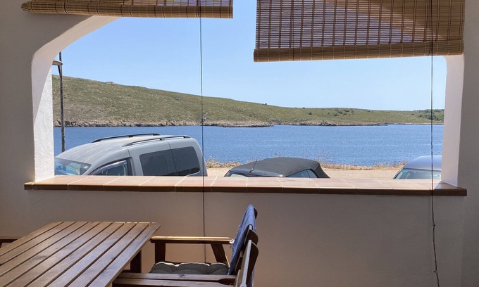 Fornells Apartment | Ground floor facing the sea in Fornells