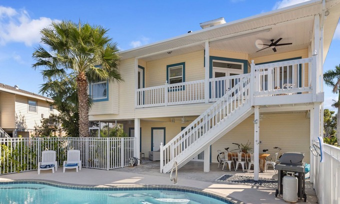 Saint James City House | Gulf getaway! Boat dock, HEATED saltwater pool