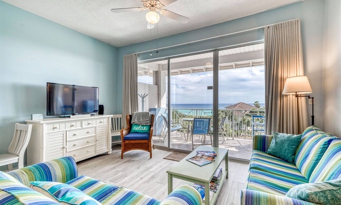 Gulf Place Condo | Gulf Place Cabanas 406 - Book Spring/Summer Vacation Now! - Quiet Top Floor - Gulf View!