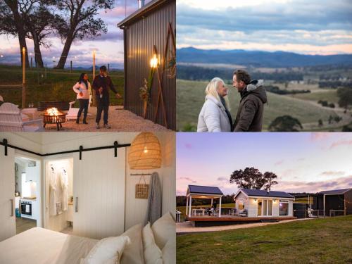 Seaton Villa | Gumnut Cottage Gippsland - Tiny Eco Stay - King Bed, Mountain Views, Fireplace