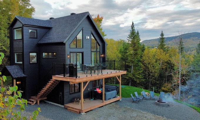 Saint-Joseph-de-la-Rive Ski Chalet | Hôtel à la maison - Mystik Charlevoix, spa et vue