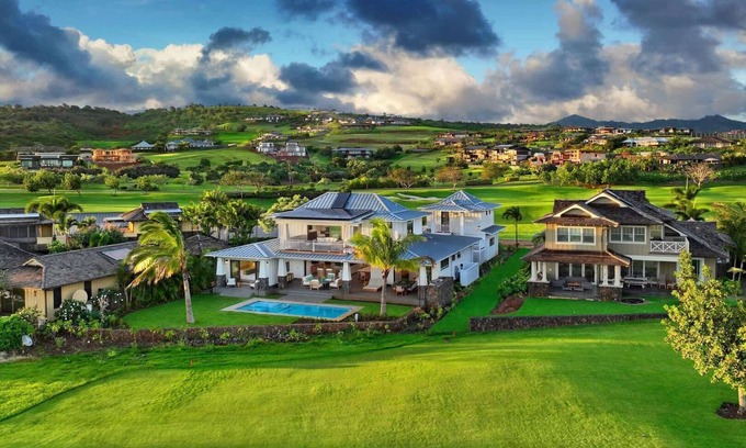 Poipu House | Hale Nani at Kukui ula - Luxe Family Hideaway with Poolside Living in Poipu