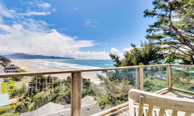 Oceanside House | Hand-Built Gem with Two Large Decks and Incredible Views - 1/4 Mile to the Beach