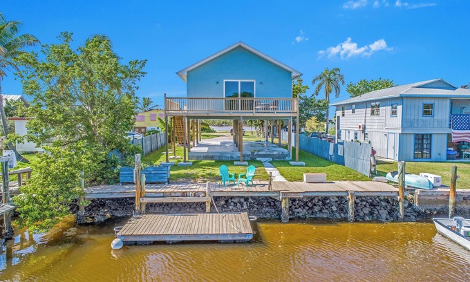 Marco Island House | Harbor Place Boathouse, BRAND NEW, Open, on stilts, ocean front