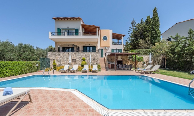 Rethymno Villa | Harmony family villa,Private pool,Near Rethymno