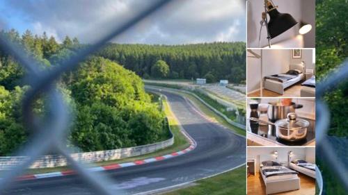 Herresbach Apartment | Haus am Nürburgring I Innenhof I Küche I Garten I Stellplatz I 10 Personen
