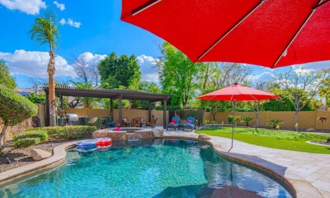 Gilbert House | Heated Pool and Hot Tub Included and No Cleaning Fee!