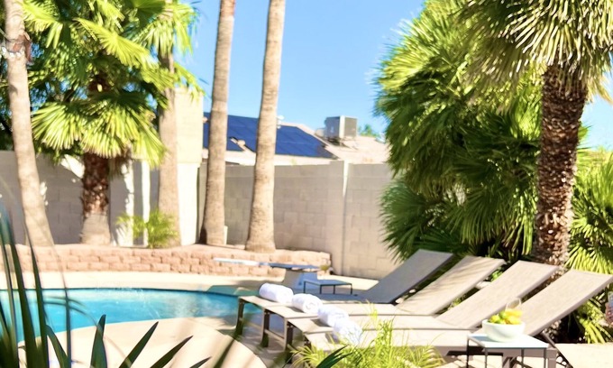 Dobson Ranch House | Heated Pool | Quiet | King Bed | Game Room | Golf