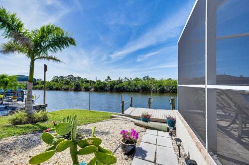 South Gulf Cove House | Heated Pool with Canal Views Port Charlotte Home