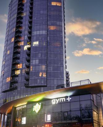 Vilnius city municipality Apartment | Helios Extra Luxury Jacuzzi apartment in Vilnius skyscraper 20 floor