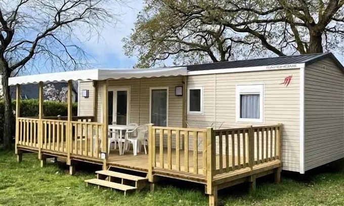 Guemene-Penfao House | Hermitage campsite * - LODGE 3ch 6 to 8 people - 6 pers. included in the tariff