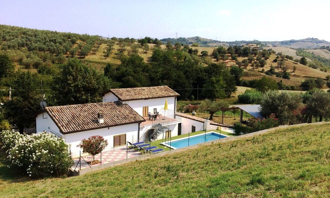 Picciano House | Hillside Escape with Pool