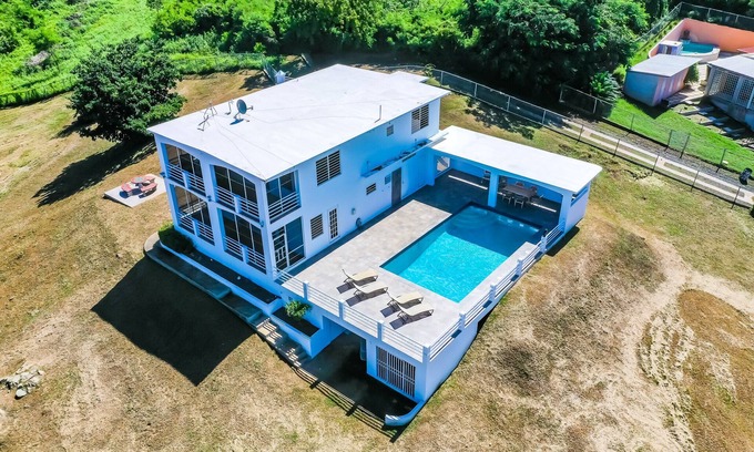 Villa Borinquen House | Hillside Over The Atlantic Unforgettable Beauty, Ocean Views & Privacy