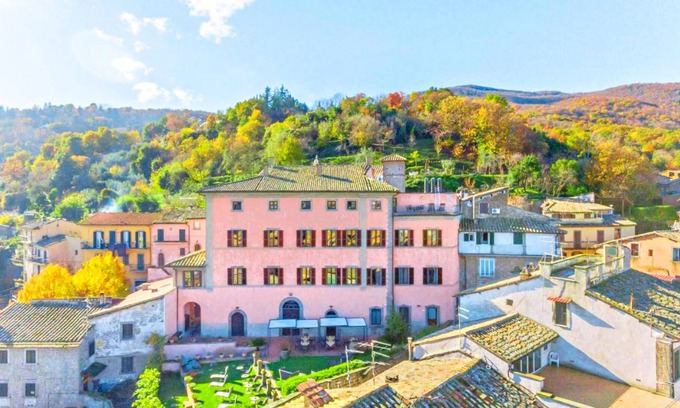 Soriano nel Cimino Condo | Hilltop Resort with Views of Rural Italy