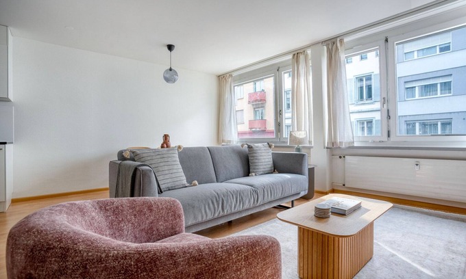Sankt Alban Apartment | Hip Gellert 2BR w/Parking & Shared W/D, 10 min to Market, by Blueground