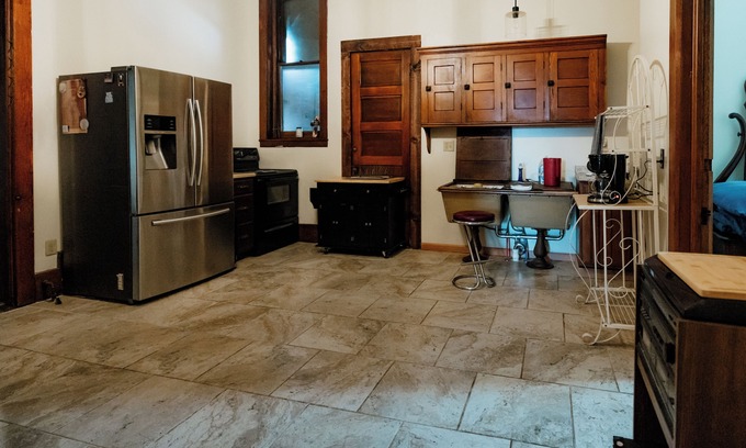Corry Apartment | Historic 3-bedroom downtown apartment with WiFi, AC in peaceful Corry