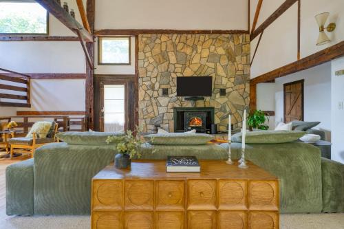 Clinton Corners House | Historic Barn Retreat w Pool Pond Views Longview Pond Lodge by AvantStay