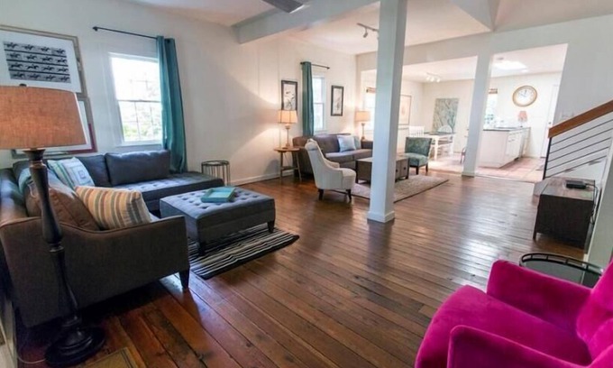Beach Institute House | Historic Home on Jones w/Modern Updates and Great Backyard by Lucky Savannah