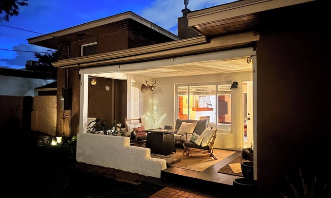 Spruce Park House | Historic, mid-century retreat w/backyard oasis. 15 Min to Balloon Fiesta Park