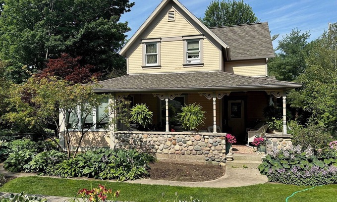Lake Ann Apartment | Historical home, the Burnett Nestt in the heart of Lake Ann