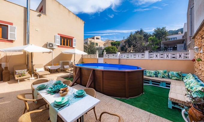 Capdepera House | Holiday Home Casa Hermosa with Pool, Terrace, Air Conditioning and WiFi