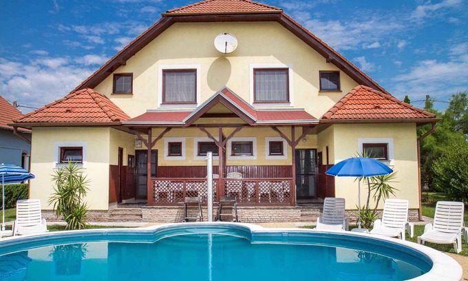 Balatonmariafurdo House | Holiday home in a quiet location near the beach with pool and barbecue