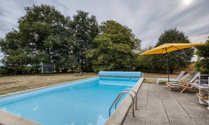 Champagnolles House | Holiday Home 'La Musardière' with Private Pool, Private Terrace and Wi-Fi