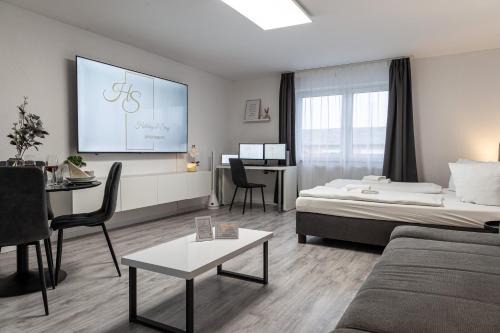 Weingarten Apartment | Holiday&Stay, Apartment Stay, Küche, 85Zoll TV, WLAN