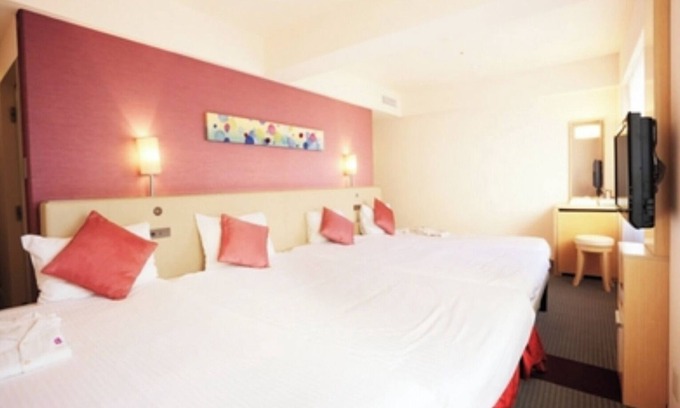 Naha City Centre Hotel | Hollywood Family Room with 4 Beds NonSmoking | Room Only /Naha Okinawa