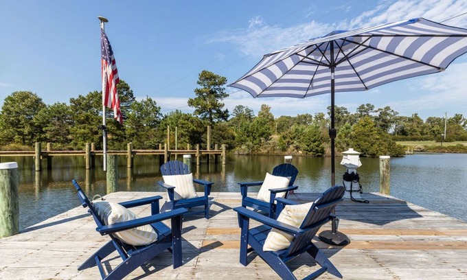 Deltaville House | Home on Jackson Creek Home w/kayaks, bike, dock. Available guest cottage extra.