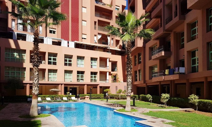 Majorelle Apartment | Homerez - Appartement for 4 ppl. with shared pool and garden at Marrakech
