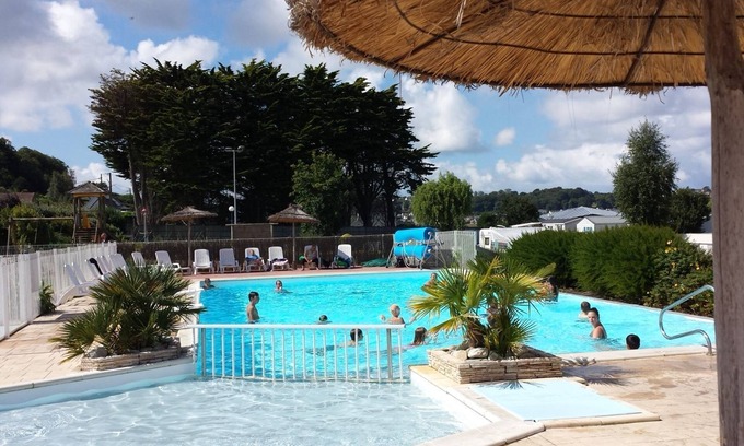 Louannec House | Homerez - Comfortable Bungalow in Louannec with Pool