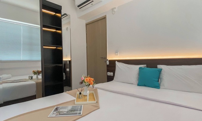 Cikarang Apartment | Homey And Modern Look 3Br At Meikarta With Balcon Apartment
