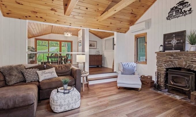 Honeoye Cottage | Honeoye Cottage | 50' Lakefront | Dock | FLX