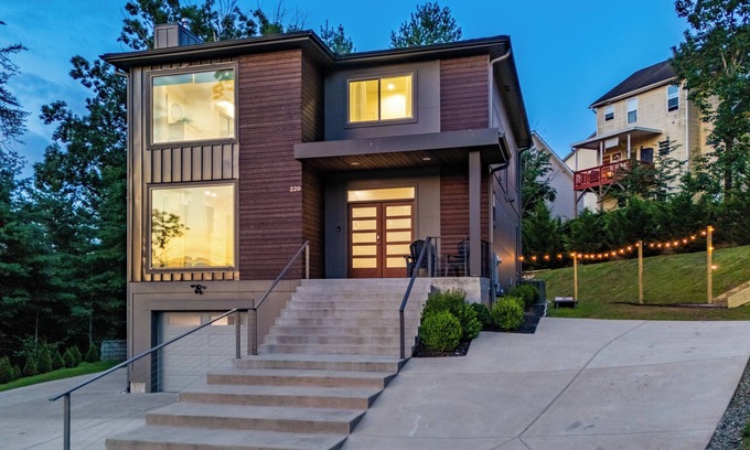 Asheville House | Hot Tub, Fire Pit, Mountain Views, 10min to AVL | Modern Escape by Avanstay