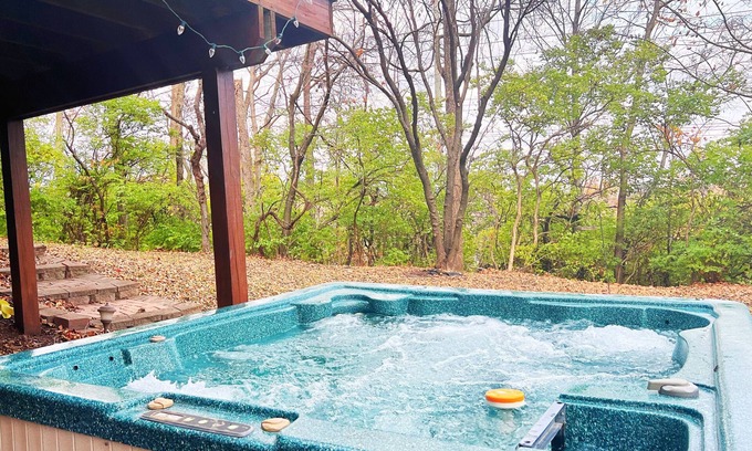 Fishers House | Hot tub oasis!