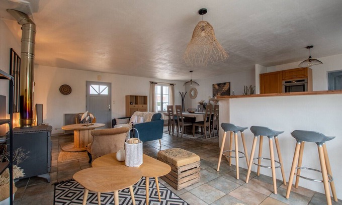 Noirmoutier-en-l'Ile Ski Chalet | House 10 pers - Garden - Noirmoutier-en-l'Ile