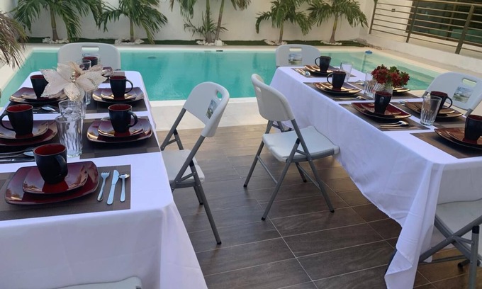Chelem House | House 2 blocks from the beach for 20 people ready for your meetings.