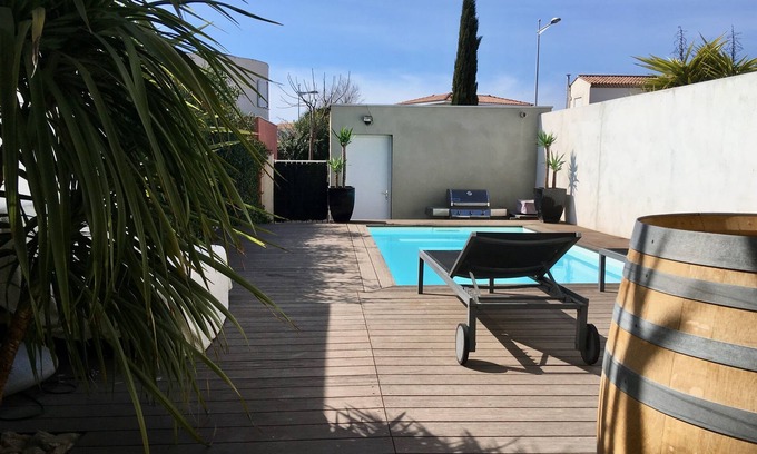 Aigues-Mortes House | House 3 bedrooms with private pool near the city center and 6 km from the sea