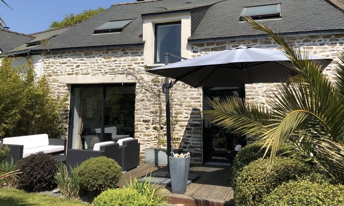 Le Hezo House | House between Sarzeau and Vannes with private pool