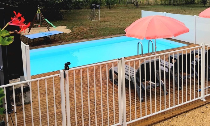 Sarlat-la-Caneda House | House for 7 persons private heated pool 32m2