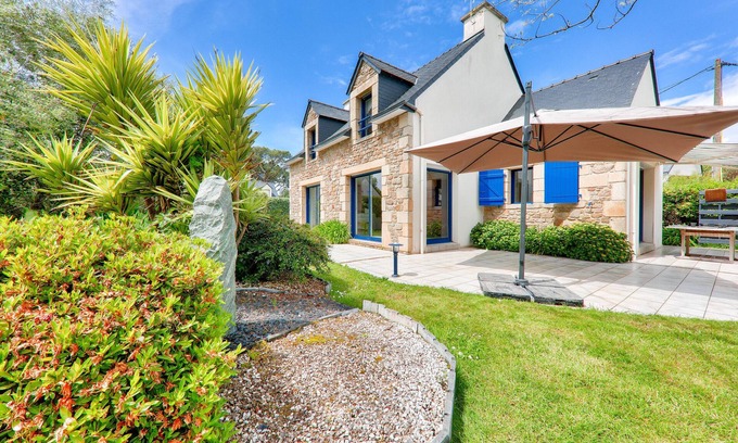 Saint-Gildas-de-Rhuys Ski Chalet | House for 8 - Centre St Gildas - Nice garden