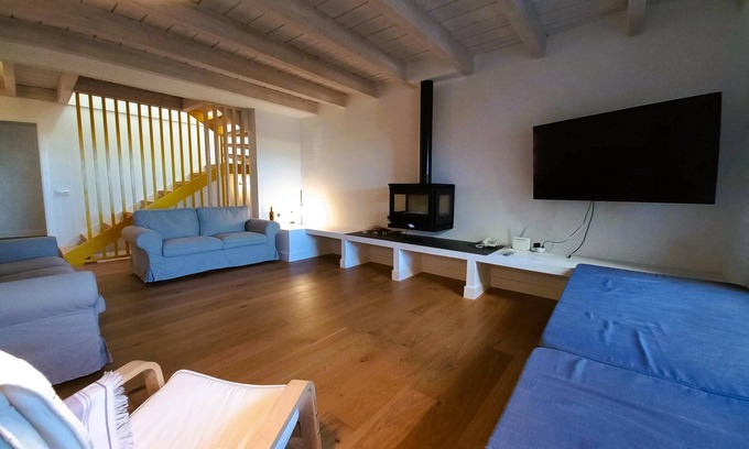 L'Armentera House | House Groga, for 6 people, small private pool, fireplace, wifi, A/C, . . .